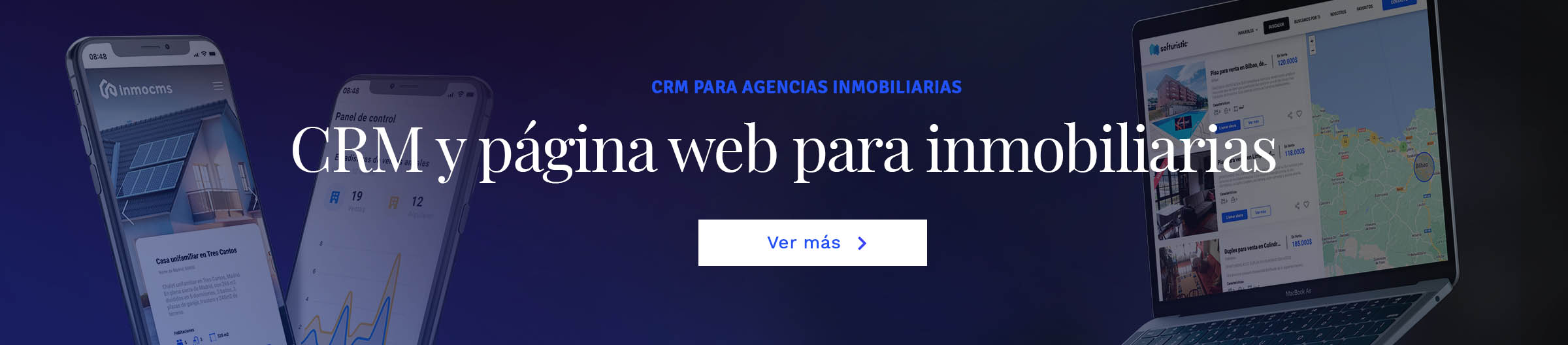 CRM y web inmobiliaria inmoCMS
